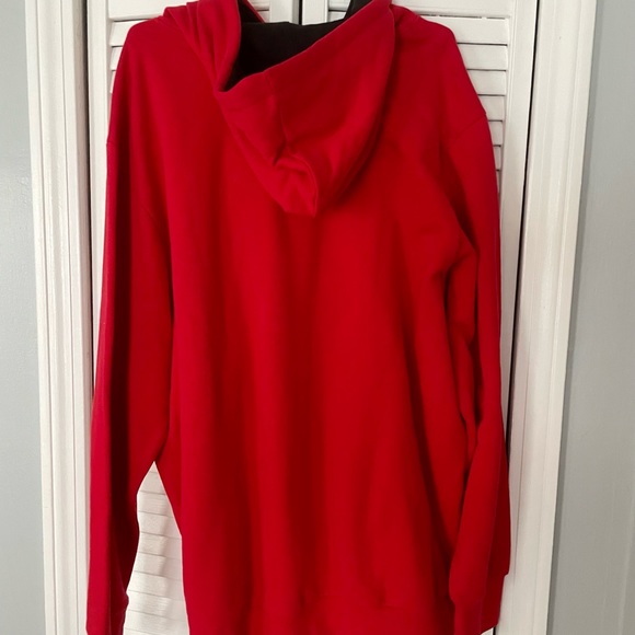 Red Reebok hoodie. - Picture 3 of 3